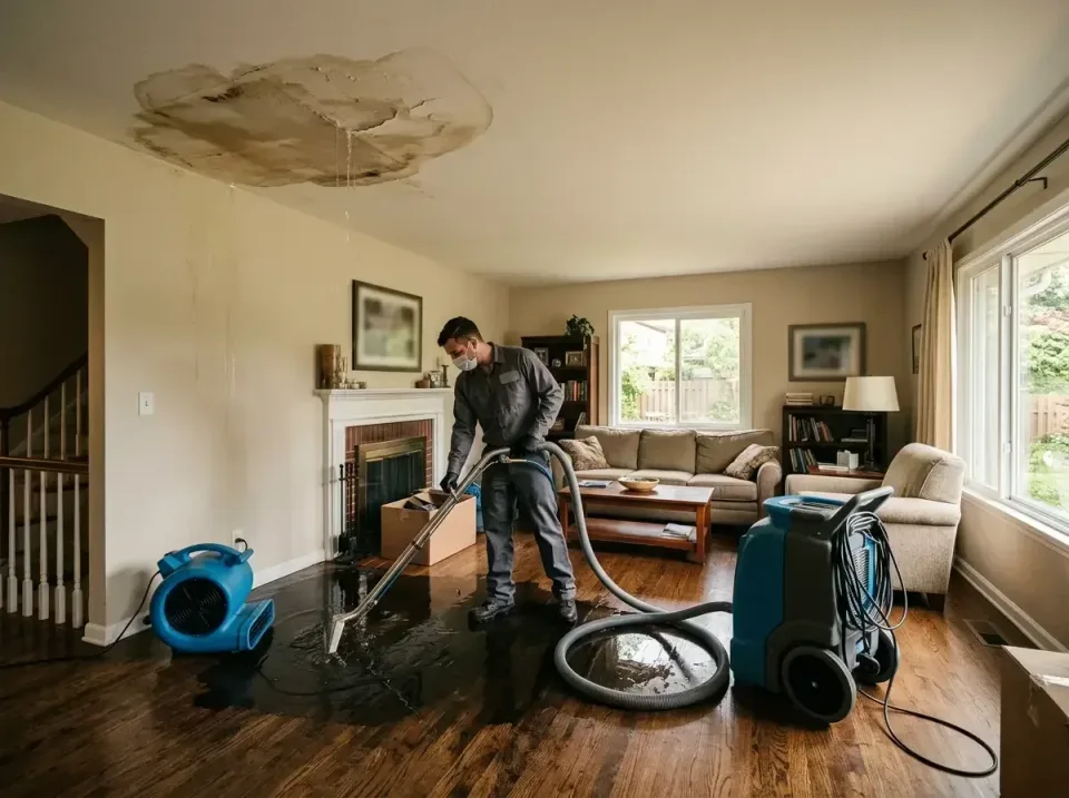 attic-pipe-burst-ceiling-drip-008 — frequently asked questions, Water Damage Restoration & Carpet Care in White House, TN